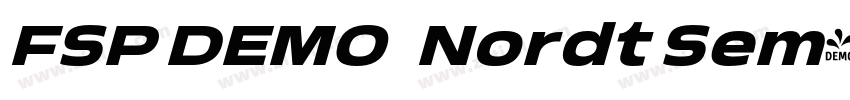 FSP DEMO   Nordt Sem字体转换